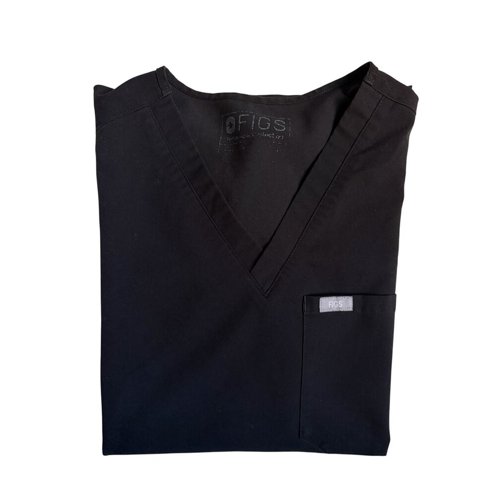 FIGS Catarina Scrub Top (Black) - Small (?)